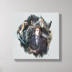 BILBO BAGGINS™, THORIN OAKENSHIELD™, & Gandalf Canvas Print