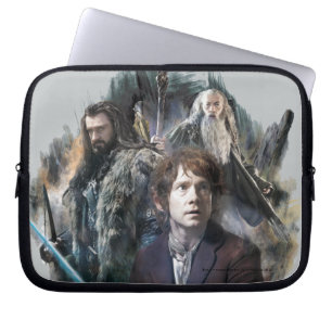 BILBO BAGGINS™, THORIN OAKENSHIELD™, & Gandalf Laptop Sleeve