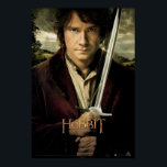 BILBO BAGGINS™ with Sword Poster<br><div class="desc">The Hobbit: An Unexpected Journey</div>