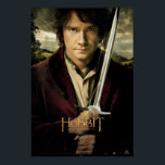 BILBO BAGGINS™ with Sword Poster<br><div class="desc">The Hobbit: An Unexpected Journey</div>