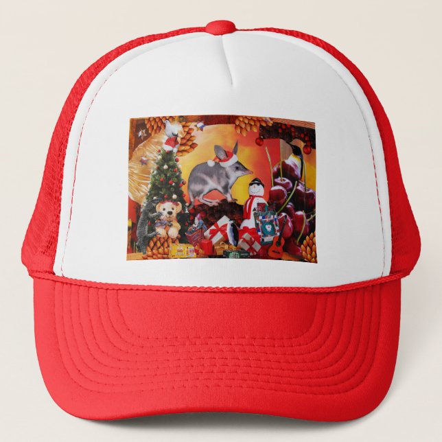 Bilby Christmas Trucker Hat (Front)