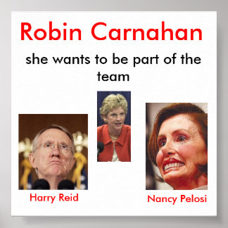 bilde, nancy_pelosi, harry_reid, Robin Carnahan... Poster