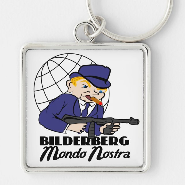 Bilderberg Mondo Nostra Key Ring (Front)
