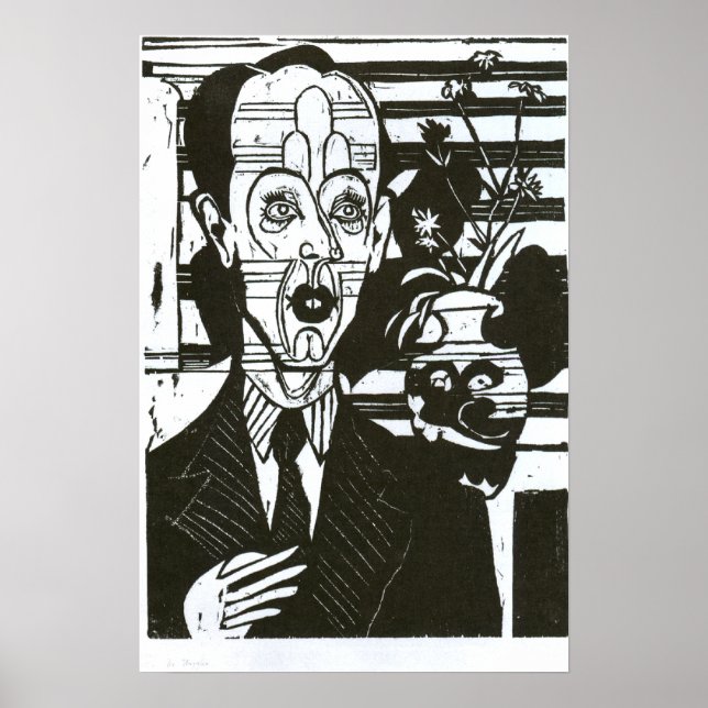 Bildnis Dr Huggler Poster (Front)