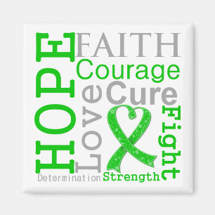 Bile Duct Cancer Hope Faith Motto Magnet