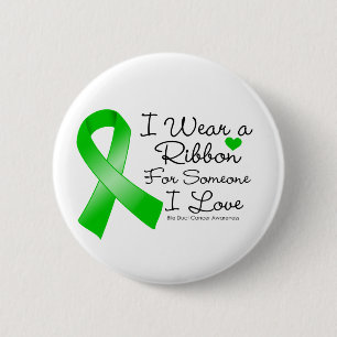 Bile Duct Cancer Ribbon Someone I Love 6 Cm Round Badge