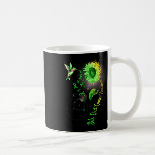 Bile Duct Cancer Sunflower Hummingbird Design Coffee Mug