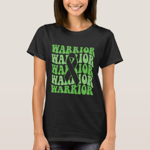 Bile Duct Cancer Warrior Green Ribbon Awareness  T-Shirt