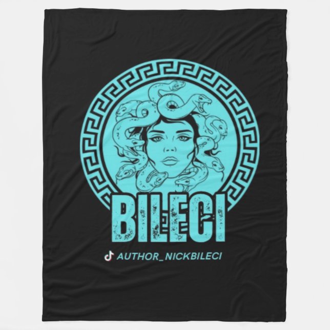 Bileci Logo Fleece Blanket (Front)