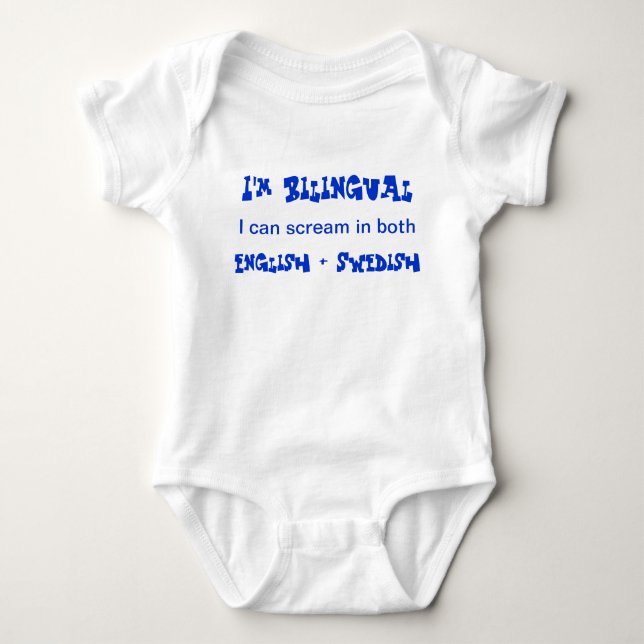 Bilingual Baby Bodysuit (Front)