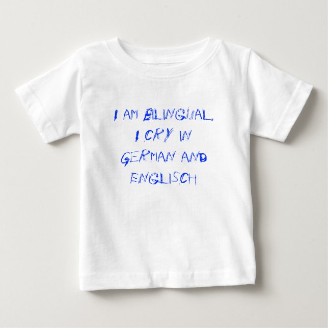 Bilingual Baby T-Shirt (Front)