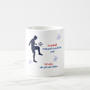 Bilingual Football Design Coffee Mug