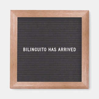 Bilingual Quote Magnet