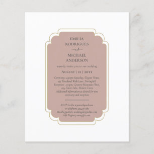Bilingual Spanish Boda Budget Wedding  Flyer