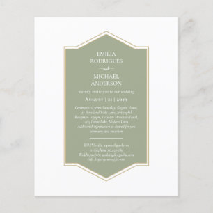 Bilingual Spanish Boda Budget Wedding  Flyer