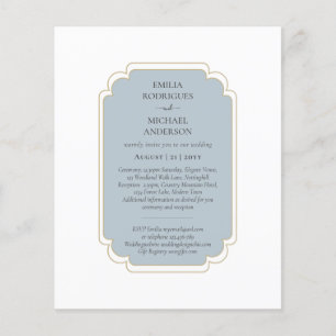 Bilingual Spanish Boda Budget Wedding  Flyer