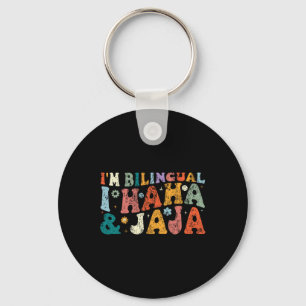 Bilingual Teacher Back To School Apparel I'm Bilin Key Ring