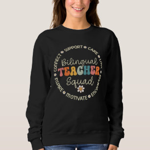Bilingual Teacher Squad Appreciation Week Back to  Sweatshirt