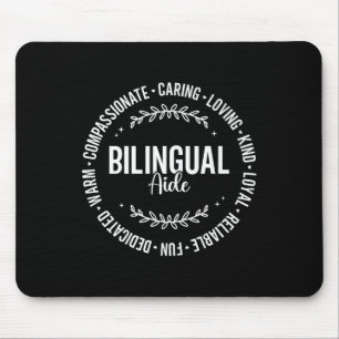 Bilingual Team Teacher Back To School For Bilingua Mouse Pad