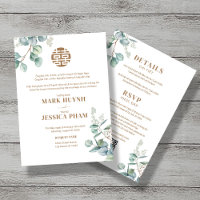 Bilingual Vietnamese Eucalyptus Song Hy Wedding