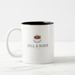 Bill and Bob's Cafe - Recovery Emotional Sobriety Two-Tone Coffee Mug