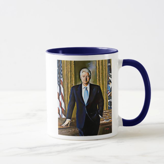 Bill Clinton 42nd President Keepsake Coffee Mug (Right)