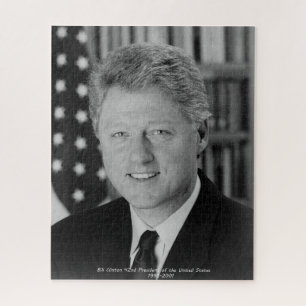 Bill Clinton 42nd President of the United States Jigsaw Puzzle