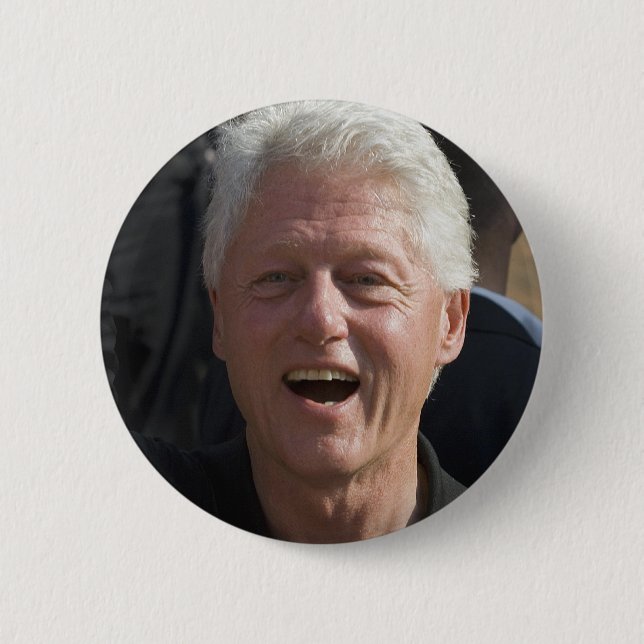 Bill Clinton 6 Cm Round Badge (Front)