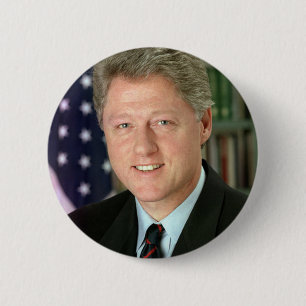 Bill Clinton 6 Cm Round Badge