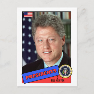 Bill Clinton Baseball Card