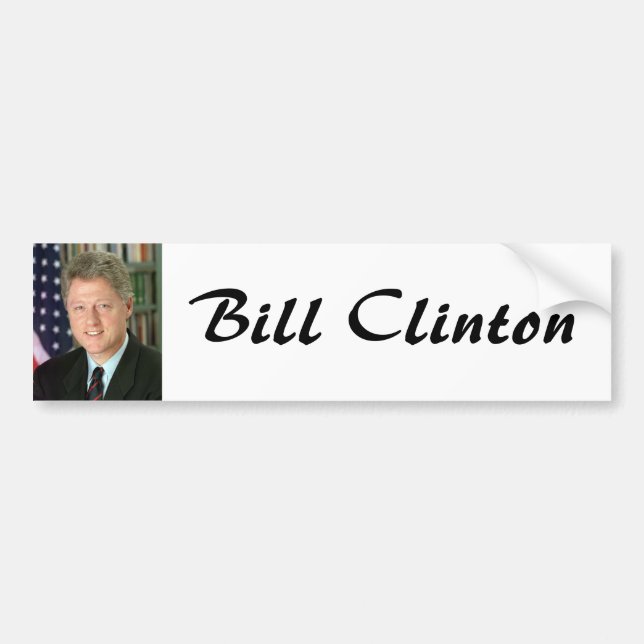 Bill Clinton Bumper Sticker (Front)