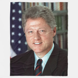 BILL CLINTON FLEECE BLANKET