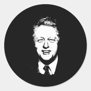 Bill Clinton Gear Classic Round Sticker