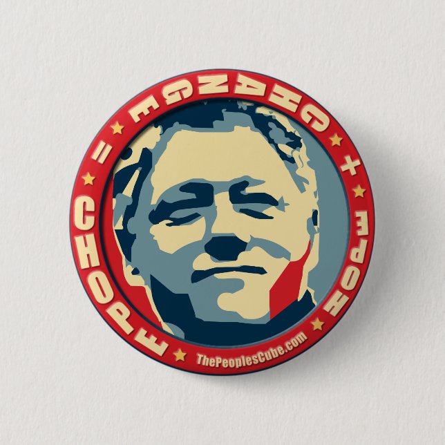 Bill Clinton - Grope: OHP Button (Front)