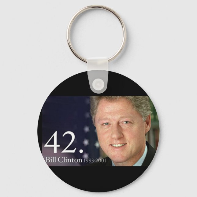 Bill Clinton Key Ring (Front)
