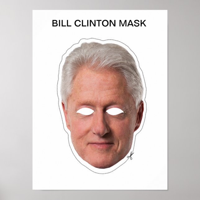 Bill Clinton Mask Poster (Front)