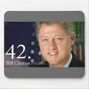 Bill Clinton Mouse Pad