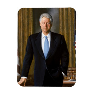 Bill Clinton Official Portrait Magnet