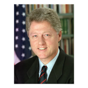 Bill Clinton Photo Print