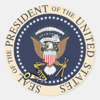 Bill Clinton : President Seal Sticker