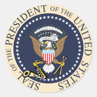 Bill Clinton : President Seal Sticker