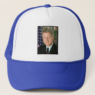 Bill Clinton Presidential Portrait Trucker Hat