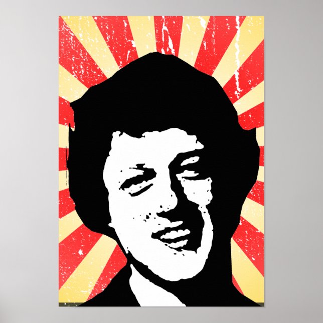 Bill Clinton retro Poster (Front)