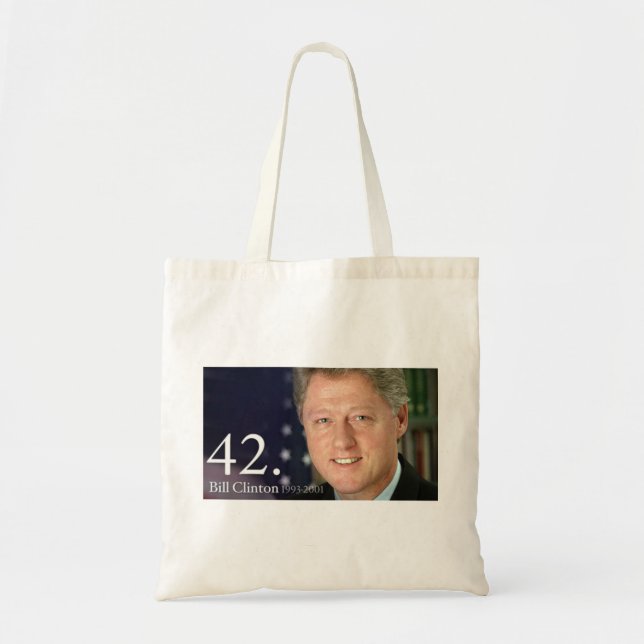 Bill Clinton Tote Bag (Front)