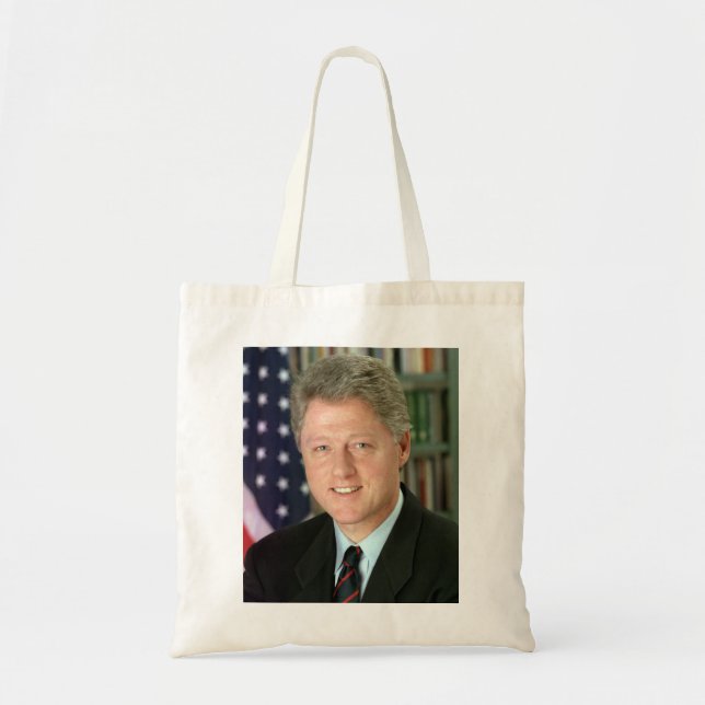 Bill Clinton Tote Bag (Front)