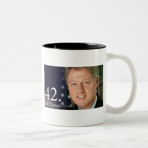 Bill Clinton Two-Tone Coffee Mug