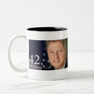 Bill Clinton Two-Tone Coffee Mug