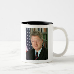 Bill Clinton Two-Tone Coffee Mug