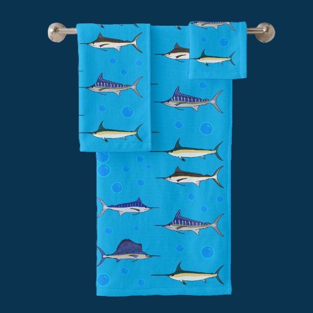 Bill Fish Bath Towel Set (Creator Uploaded)