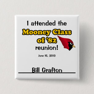 Bill Grafton 15 Cm Square Badge